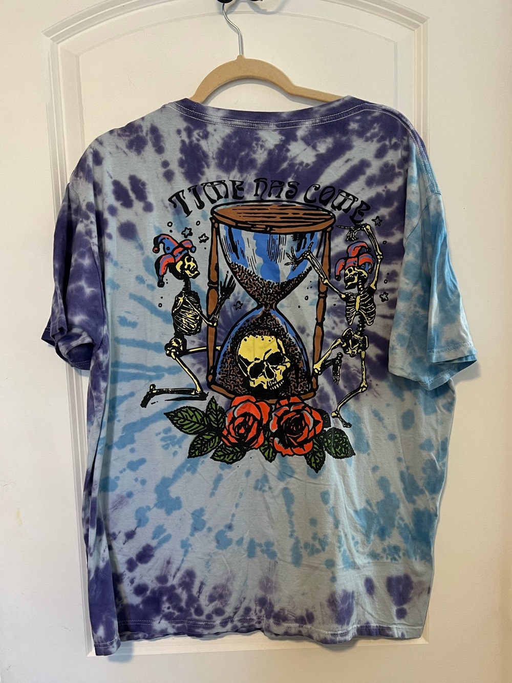 Ripple Junction Tie Dye Skeleton Tee